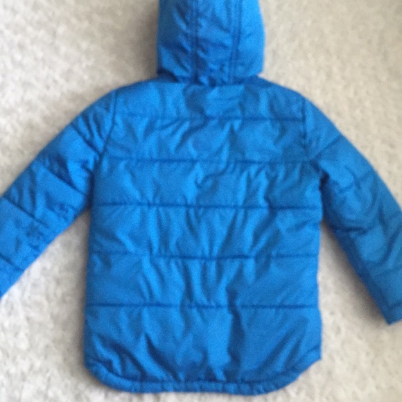 Boy’s winter warm coat / jacket / puffer blue size XS - Picture 6 of 8